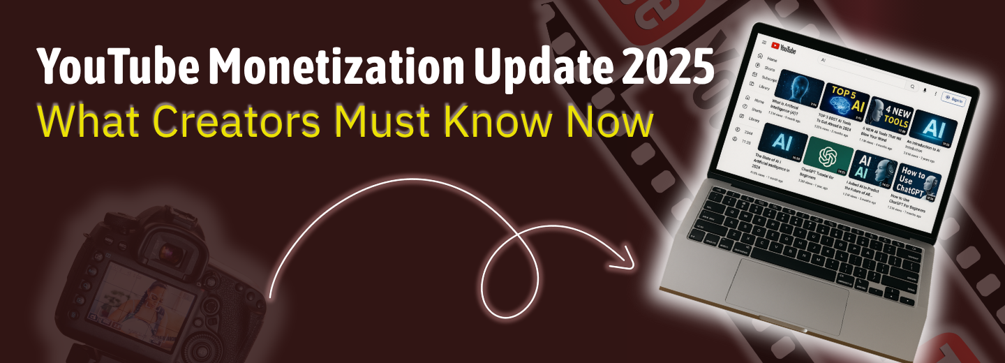 YouTube monetization update 2025 explained for content creators using AI. Covers new rules, what’s demonetized, and how to stay compliant with YouTube's policy shift.