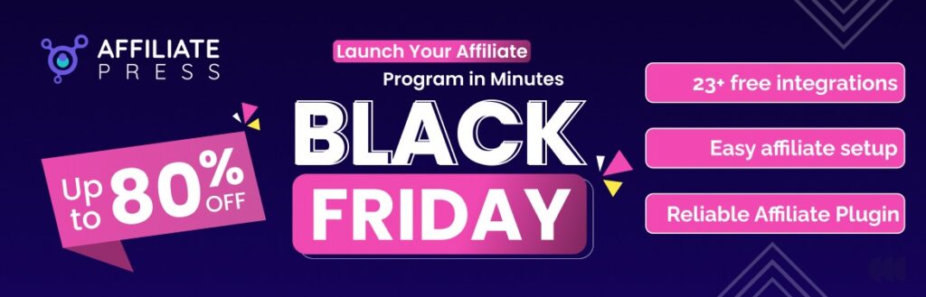 Black Friday WordPress plugin | AffiliatePress